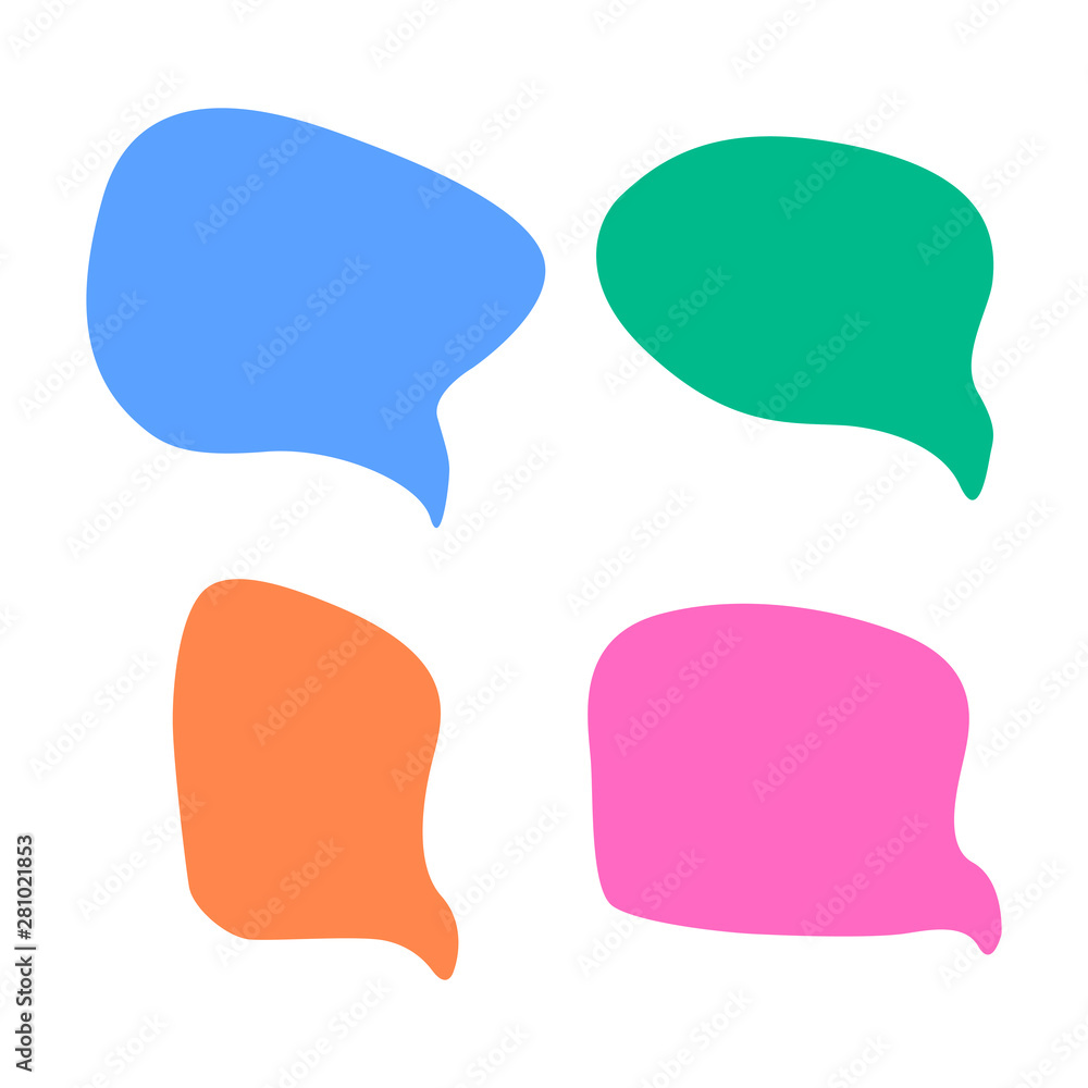 The four areas for the inscription of the text are depicted on a white background. The four areas for the inscription of the text are depicted on a white background.