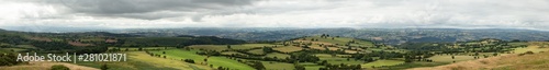 panorama of the Welsh countryside © lindacaldwell