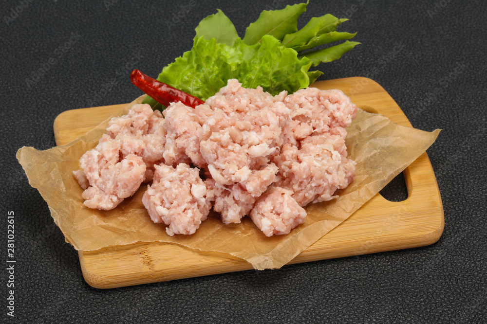 Homemade pork minced meat for cooking Homemade pork minced meat for cooking
