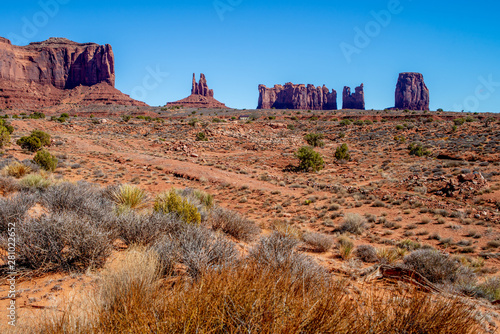 View at Monument Valley National Park, Arizona, USA