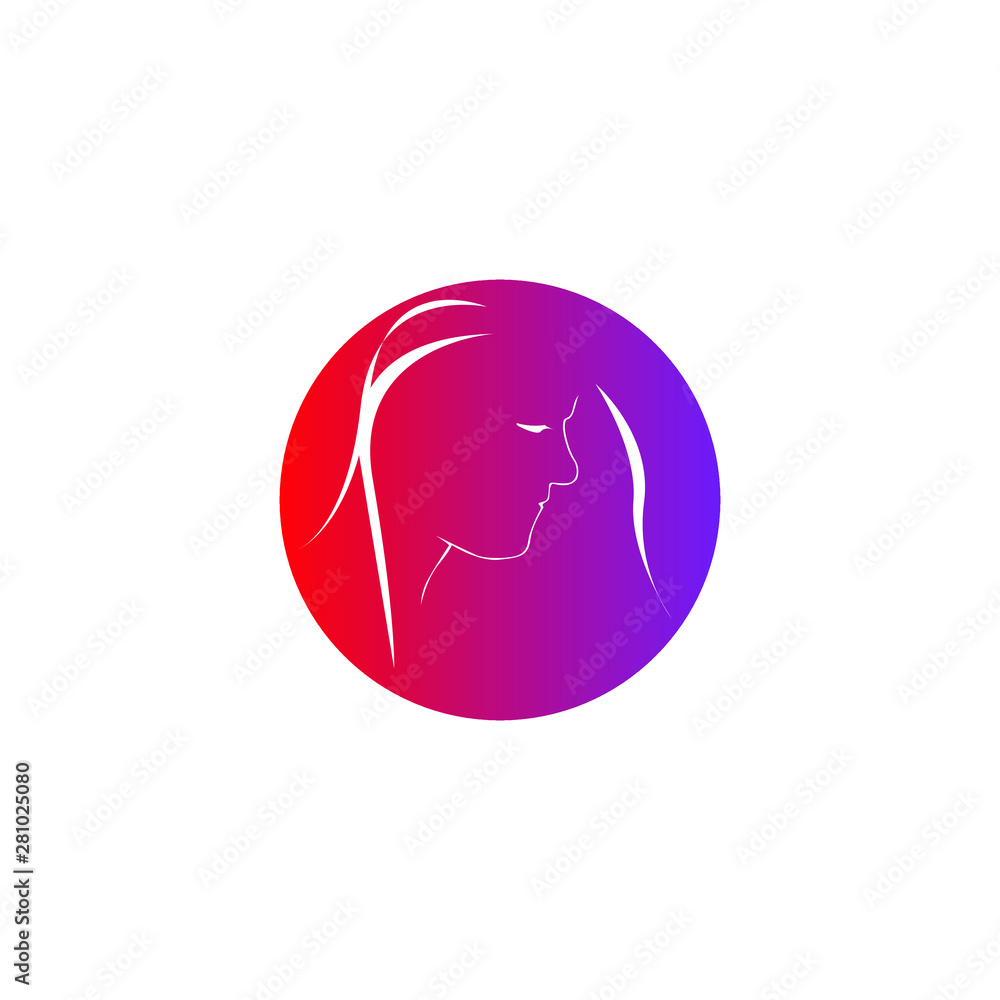 Vector logo design for beauty salon, hair salon, cosmetic Vector logo design for beauty salon, hair salon, cosmetic