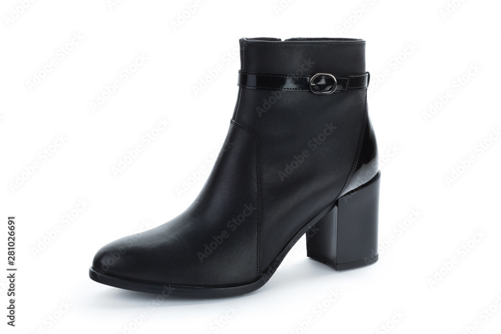 Woman ankle boots isolated on white background Woman ankle boots isolated on white background