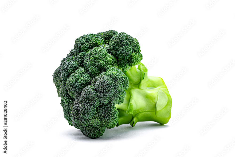 Isolated broccoli cabbage on white background Isolated broccoli cabbage on white background
