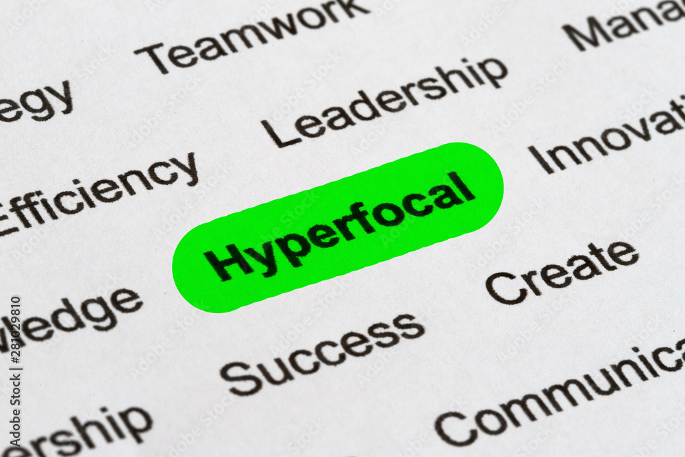 Fototapeta premium Customer Service Business Buzzwords, Highlighted on White Paper - Hyperfocal