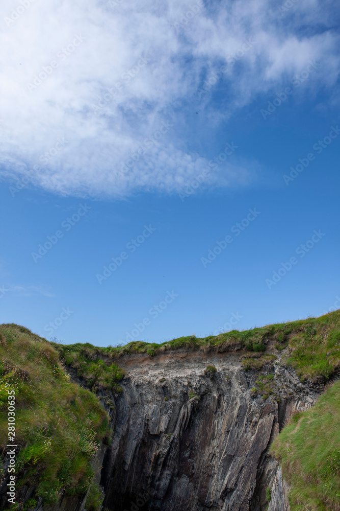 Southwest coast Ireland. Cliffs