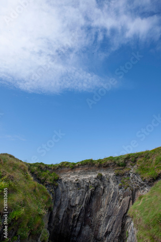 Southwest coast Ireland. Cliffs