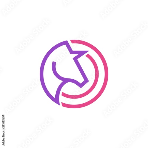 Free Download Horse Silhouette Isolated Business Company Logo Branding Vector - GFXLoad
