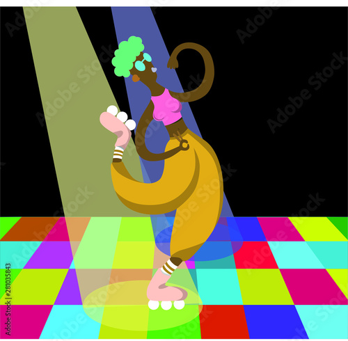 modern roller skate girl