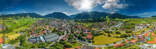 oberammergau aerial 360° view