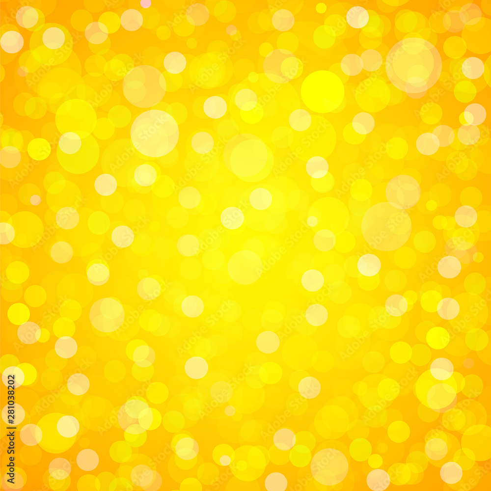 yellow and orange background with bokeh. vector yellow and orange background with bokeh. vector