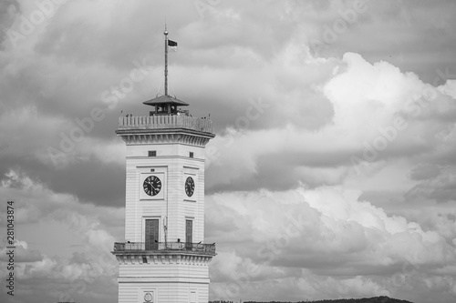 Closerup of Lviv city hall photo