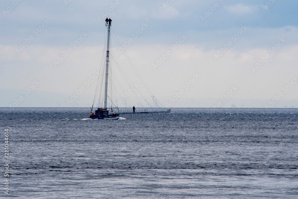 Strait of Messina, swordfish fishing