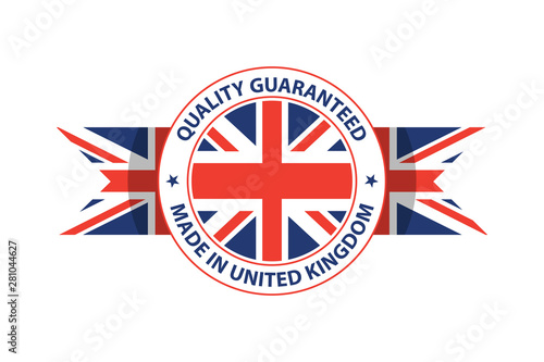 Made in United Kingdom quality stamp. Vector illustration