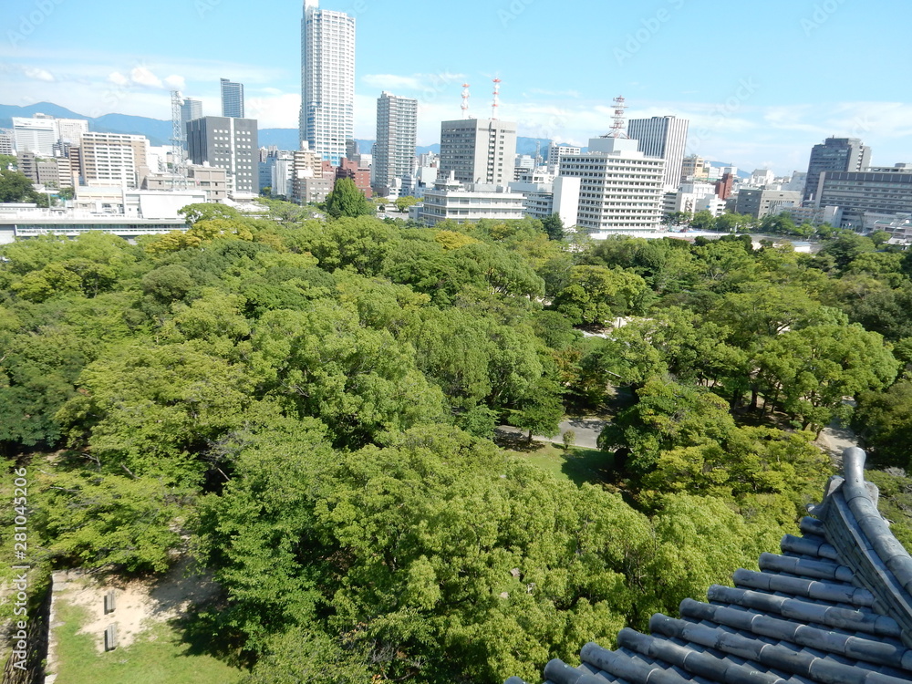 Fototapeta premium 広島城 日本