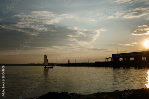 Wallpaper Mural Sunset boat trip Torontodigital.ca