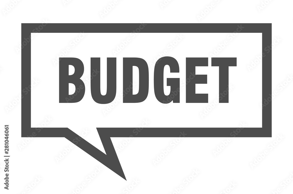 budget sign. budget square speech bubble. budget budget sign. budget square speech bubble. budget