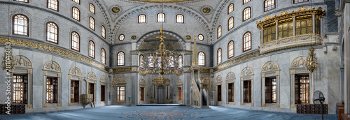 View of Nusretiye Mosque in Istanbul Turkey photo