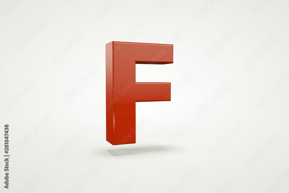 3d letter collection.letter F 3d letter collection.letter F