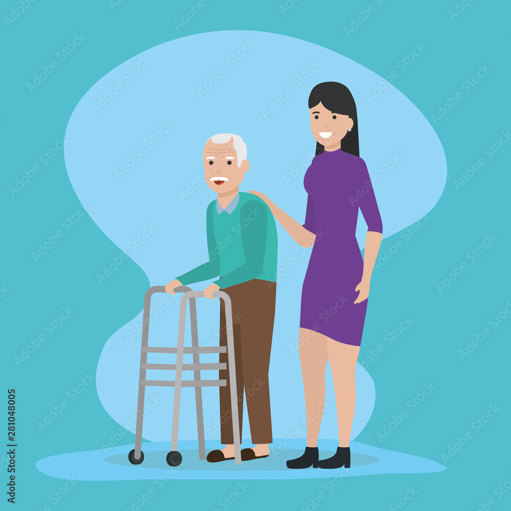 people family flat design image people family flat design image