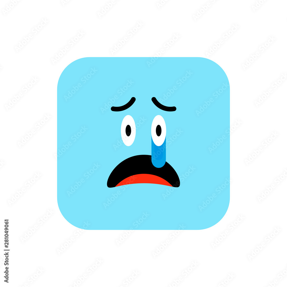 Premium Vector  Suffering cute emojis face vectors