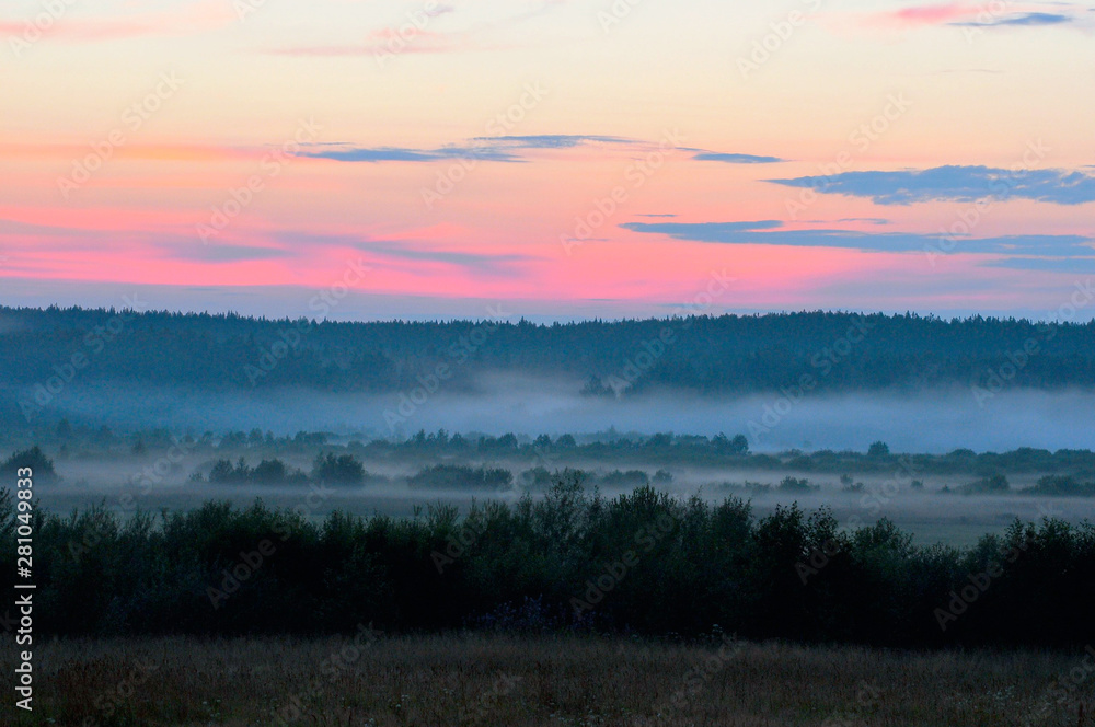 sunset, sky, landscape, nature, water