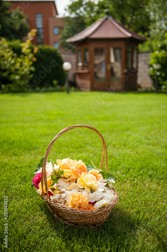 Basket of roses