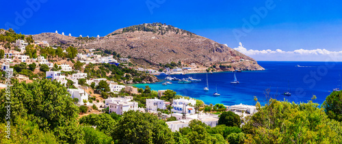Beautiful Leros island scenery. Dodecanese, Greece