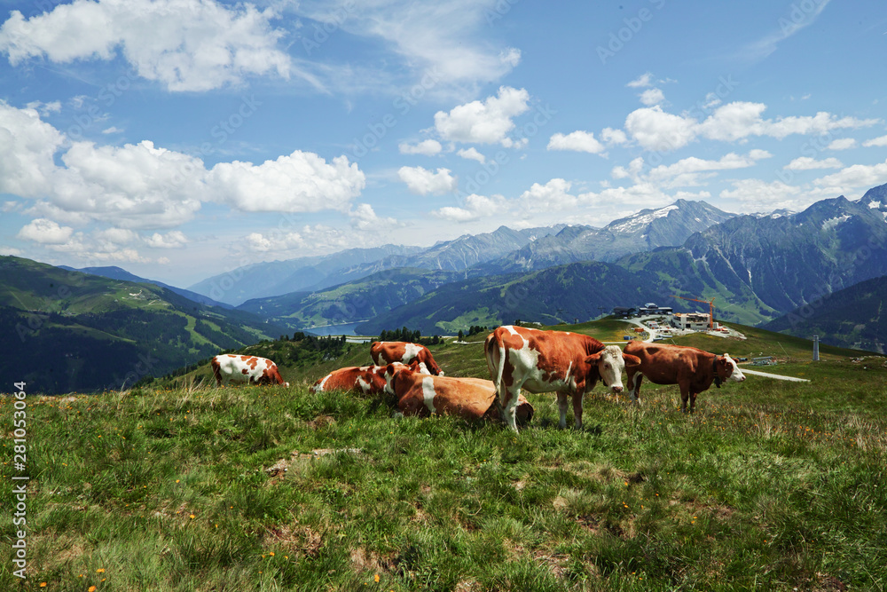 Obraz premium Isskogel summit in Austria Gerlos