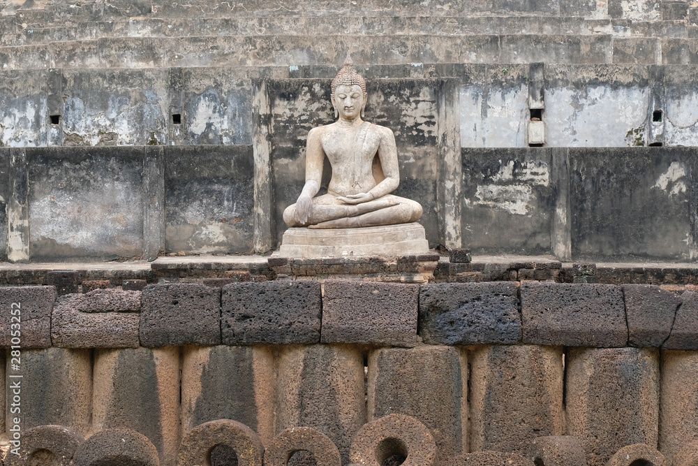Wat Phra Si Rattana Maha That Temple, Si Satchanalai at the Historical Park in Sukhothai
