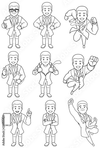 Doctor African Line Art