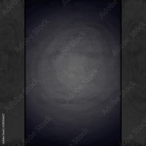 Blank black chalkboard blackboard background