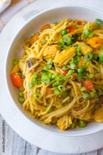 Singapore Noodle with Vegetables