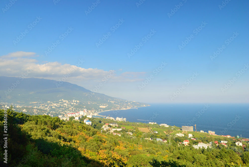 Aerial view of Yalta. Crimea. Ukraine