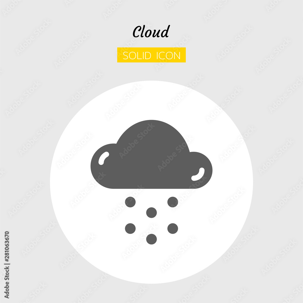 solid icon symbol, weather forecast climate, cloud, snow, winter, Isolated flat silhouette vector design solid icon symbol, weather forecast climate, cloud, snow, winter, Isolated flat silhouette vector design