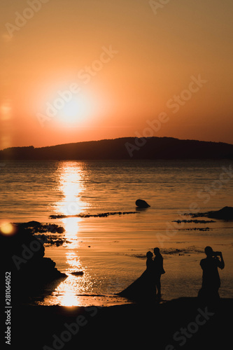Photo session during sunset © yacald