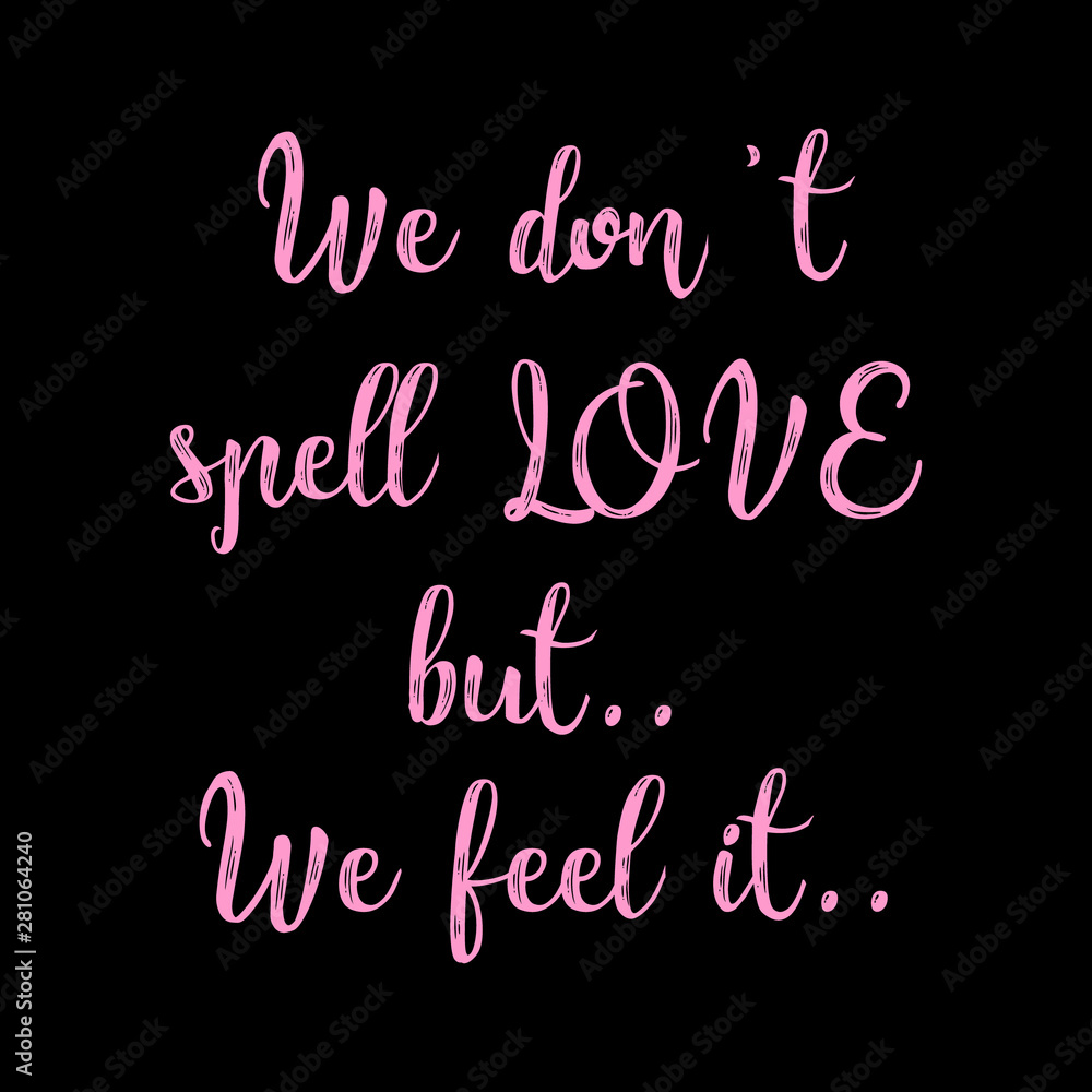 Love Quote typography Love Quote typography
