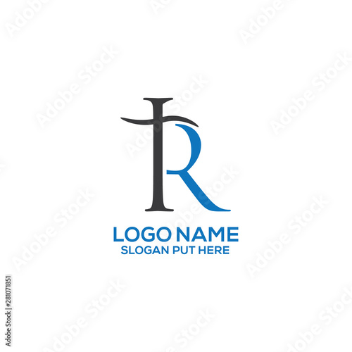Luxury R logo design template