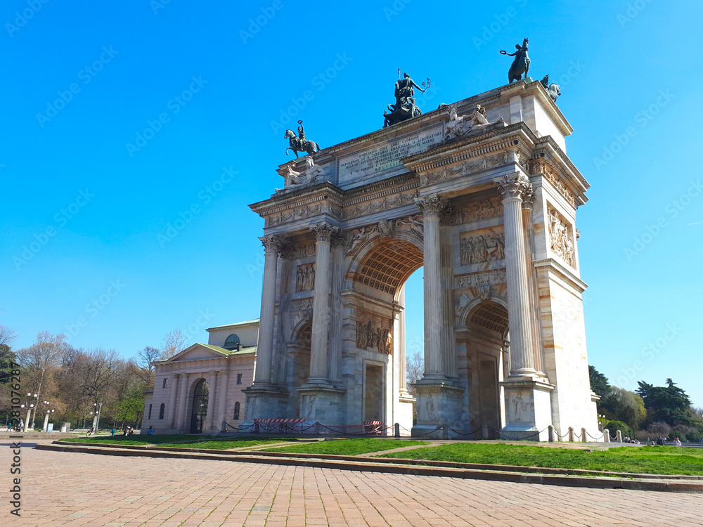 Obraz premium Arco Della Pace In Mailand