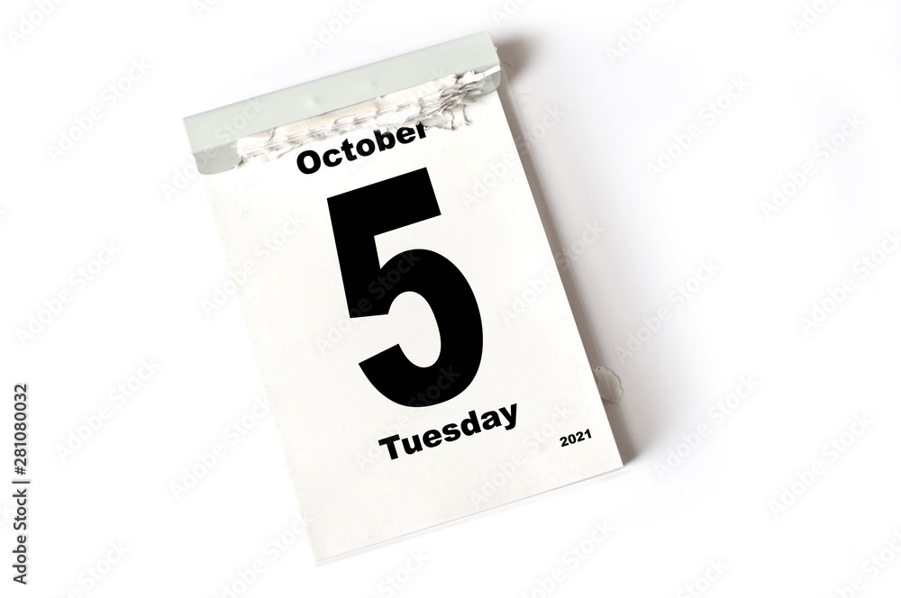 5. October 2021 5. October 2021