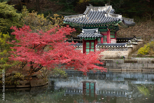 Canvas Print The royal palace in Seoul