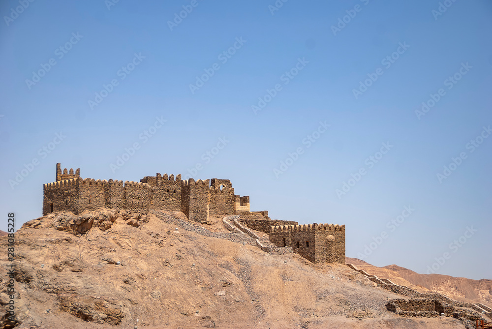 Salah El Din Castle on Farun Island in the Gulf of Aqaba
