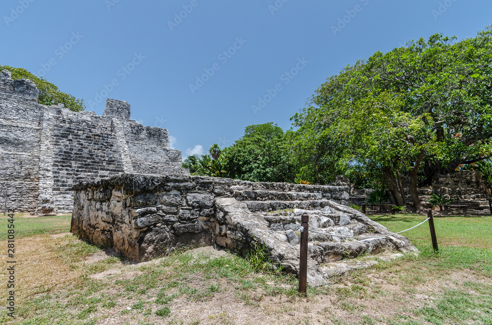 Archaeological Site of El Meco, Cancún, México