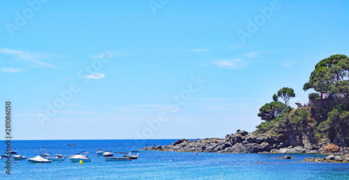 Llanfranch y Calleja de Palafrugell, Girona, Catalunya, España, Europa photo