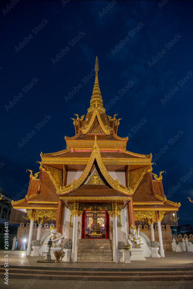 Naklejka premium THAILAND PHRAE CITY PILLAR SHRINE