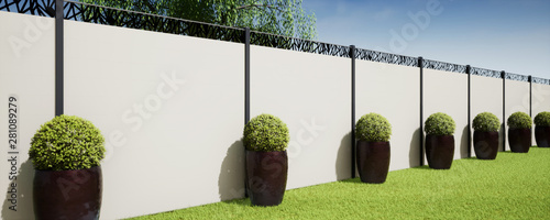 vue 3d palissade bois composite 02