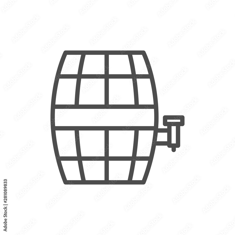 beer barrel icon vector illustration beer barrel icon vector illustration