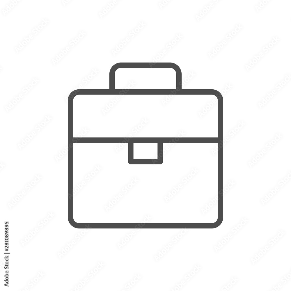 briefcase bag icon vector illustration briefcase bag icon vector illustration
