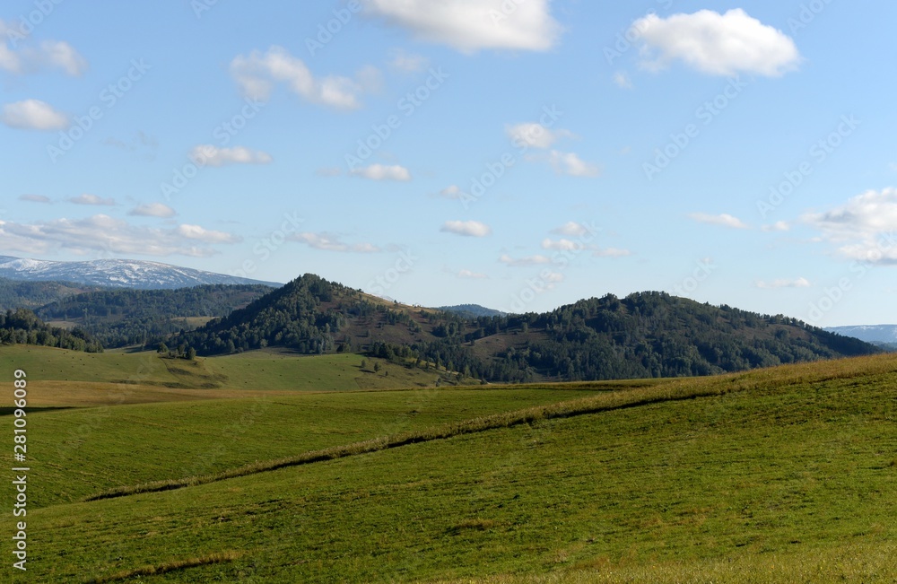 Russia.Western Siberia. The foothills of the Altai mountains