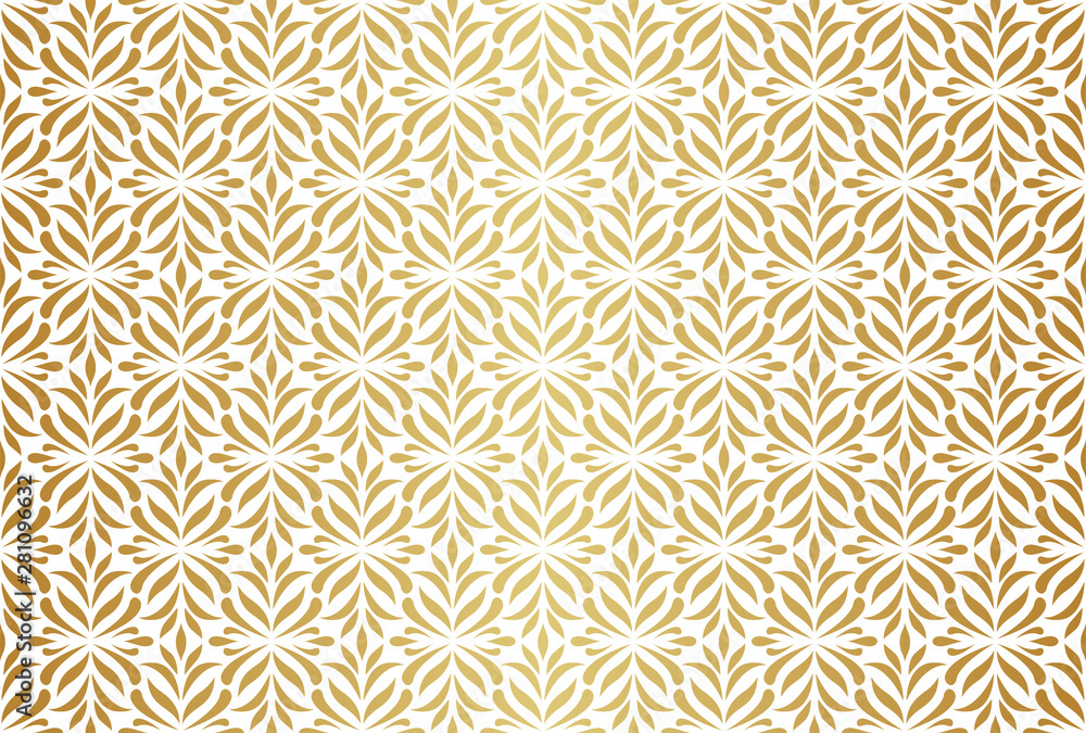 Elegant Damask Floral Vector Seamless Pattern. Decorative Flower Illustration. Abstract Art Deco Background. Elegant Damask Floral Vector Seamless Pattern. Decorative Flower Illustration. Abstract Art Deco Background.