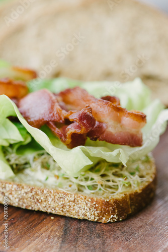Constructing a BLT sandwich
